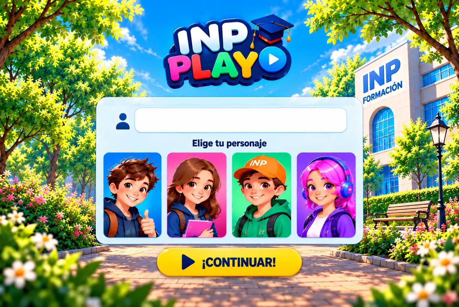 Crear jugador INP PLAY