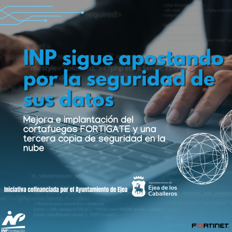 INP SIGUE APOSTANDO POR LA SEGURIDAD DE SUS DATOS