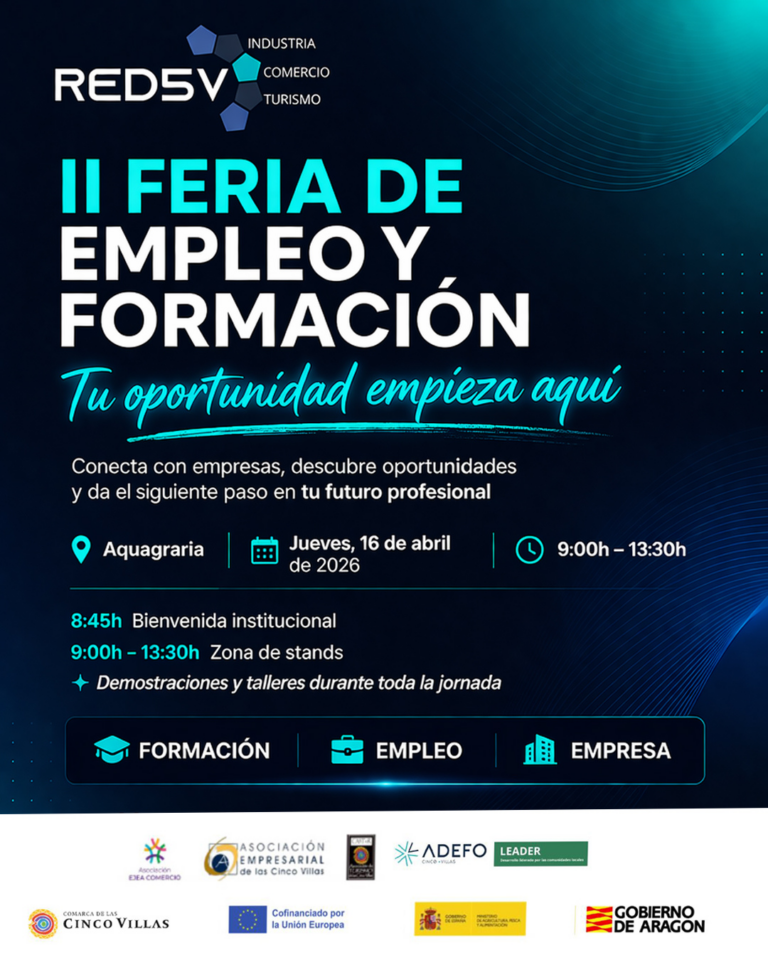 INP Formación participará en la II Feria de Formación y Empleo de las Cinco Villas con showcooking en directo