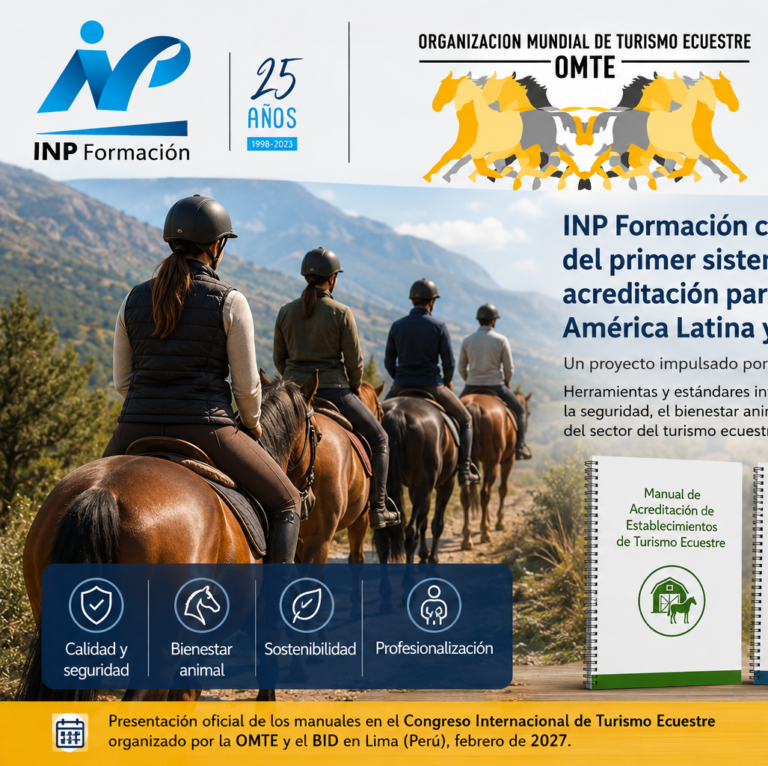 INP Formación desarrolla el sistema internacional de acreditación del turismo ecuestre